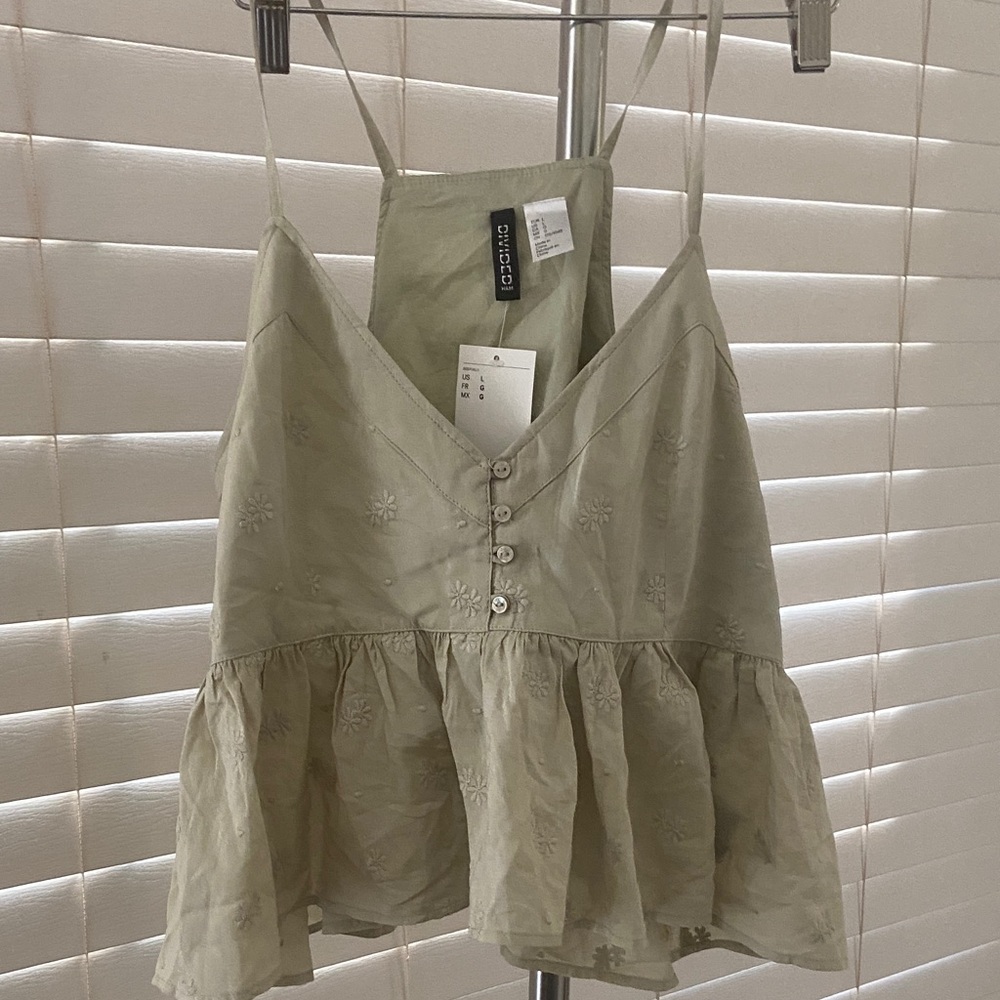 H&M Peplum Camisole Top